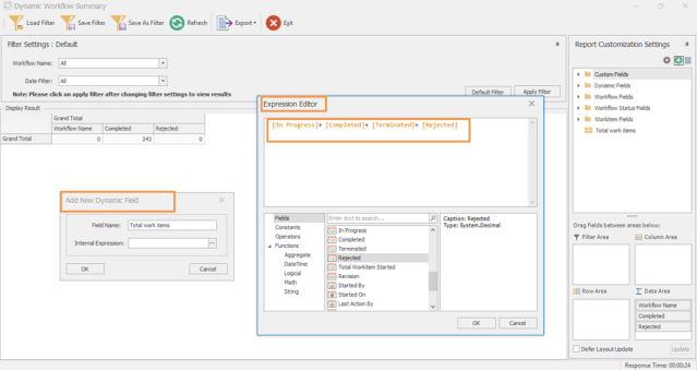 Dynamic Workflow Summary Report