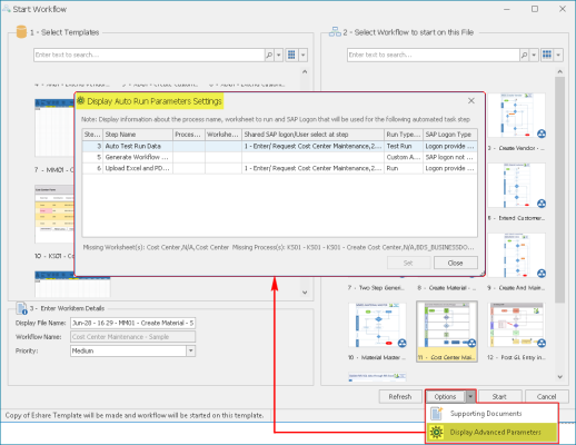 display-advance-parameter
