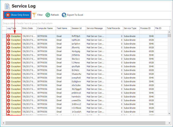 Show Only Errors