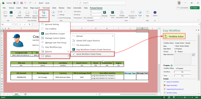 Qucik-workitem-details-pane