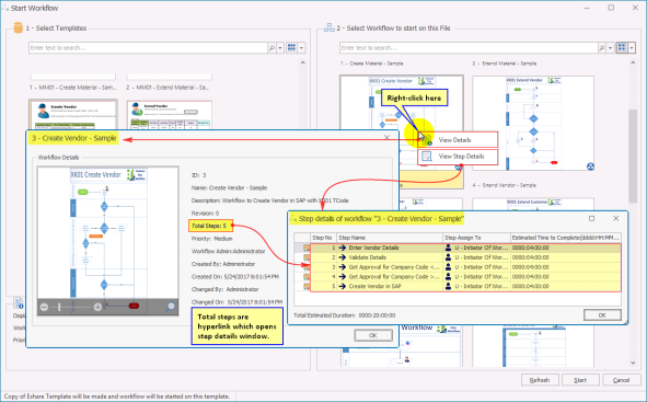 Workflow-stepdetails