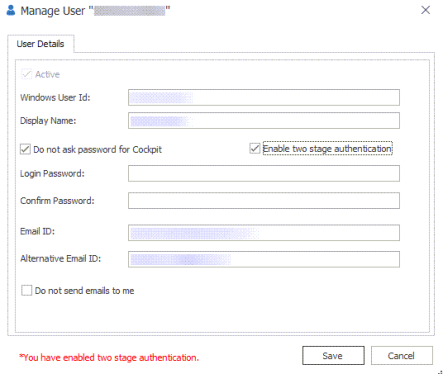2FA configured