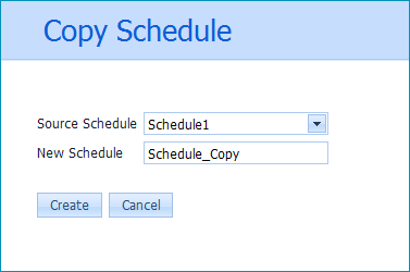 Copy-schedule
