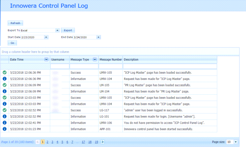 control panel log_1