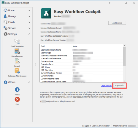 Request and Load from Easy Workflow Cockpit – Process Runner