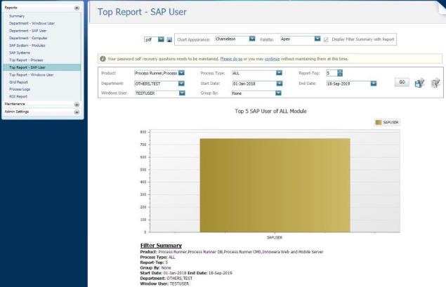 Top Report - SAP User