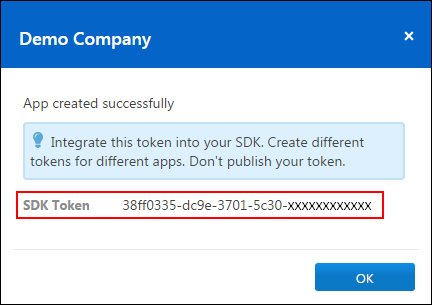 token-generated