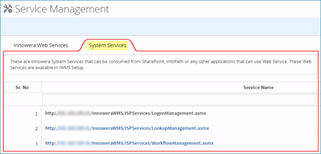 System-Services