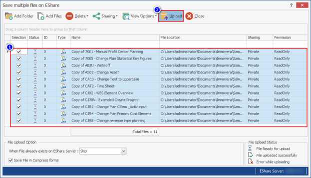 Save_multiplefileson_EShare_upload